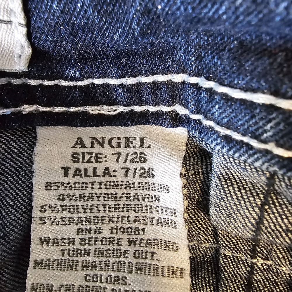Angel Women's Deep Indigo Boot Cut Jeans - Picture 7 of 9